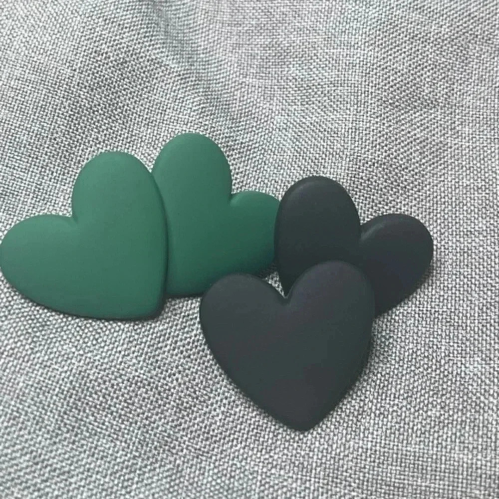 Heart Earrings 2-Pairs